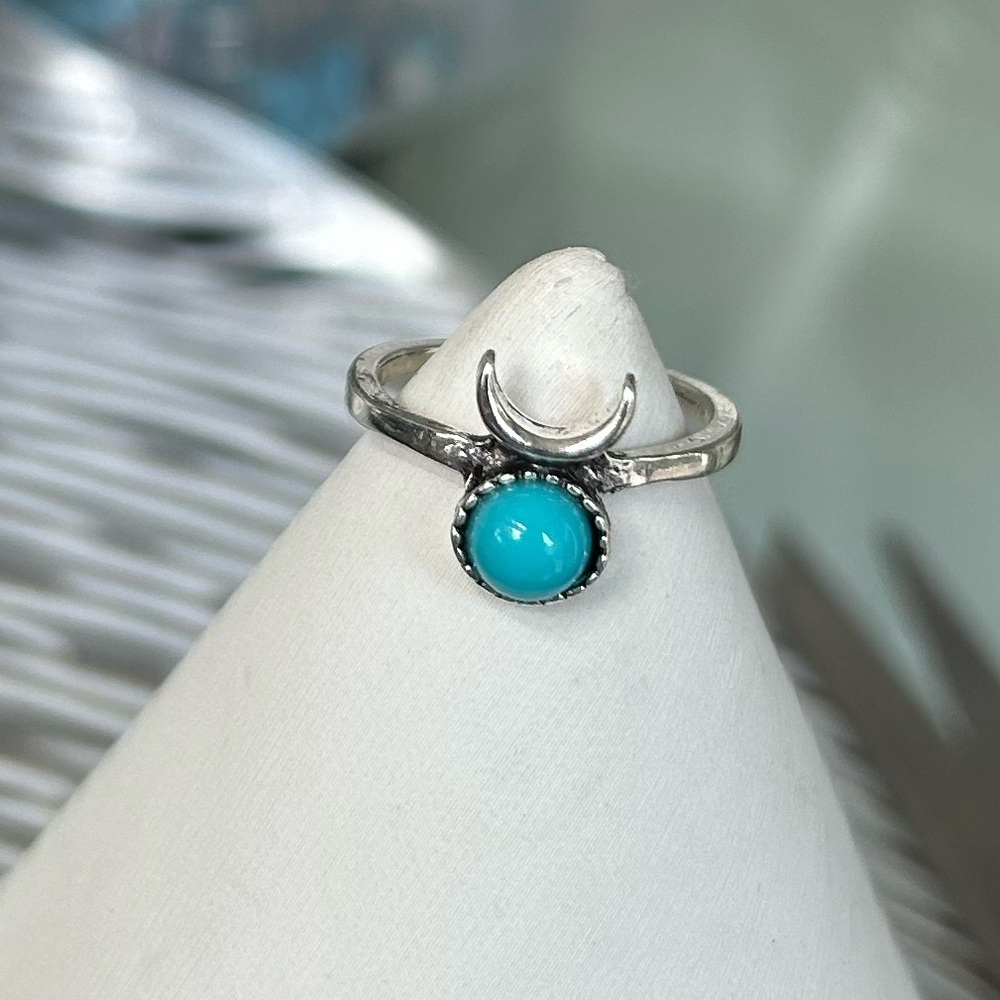 Boho Turquoise Ring Set - Picture 7 of 13